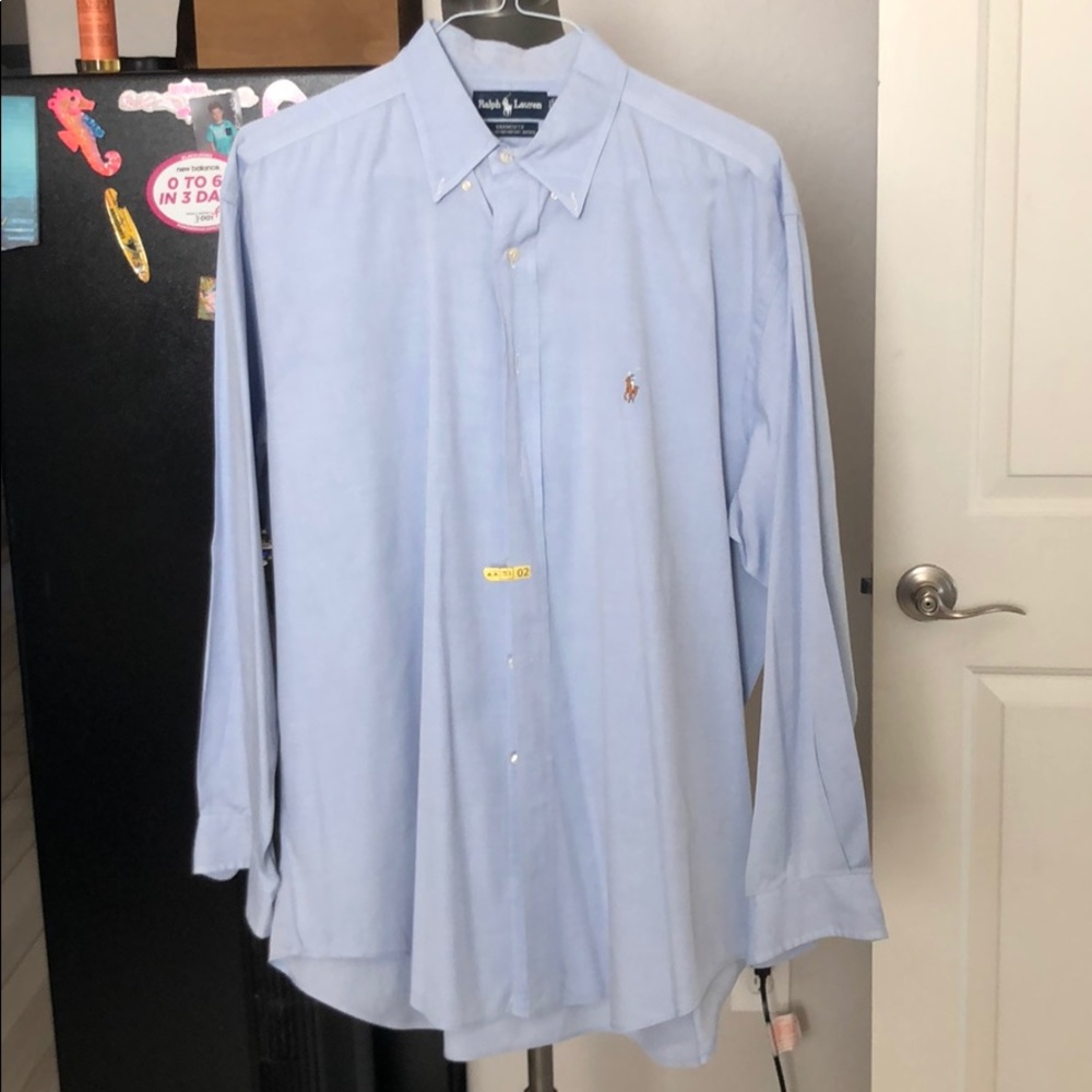 Light blue Ralph Lauren button down